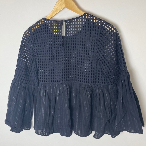 Maeve by Anthropologie Size 0 Black Beaded Top - Picture 4 of 7